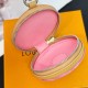 Louis Vuitton Pink Donut Sprinkles Bag Charm Mono-gram Zipper Pouch