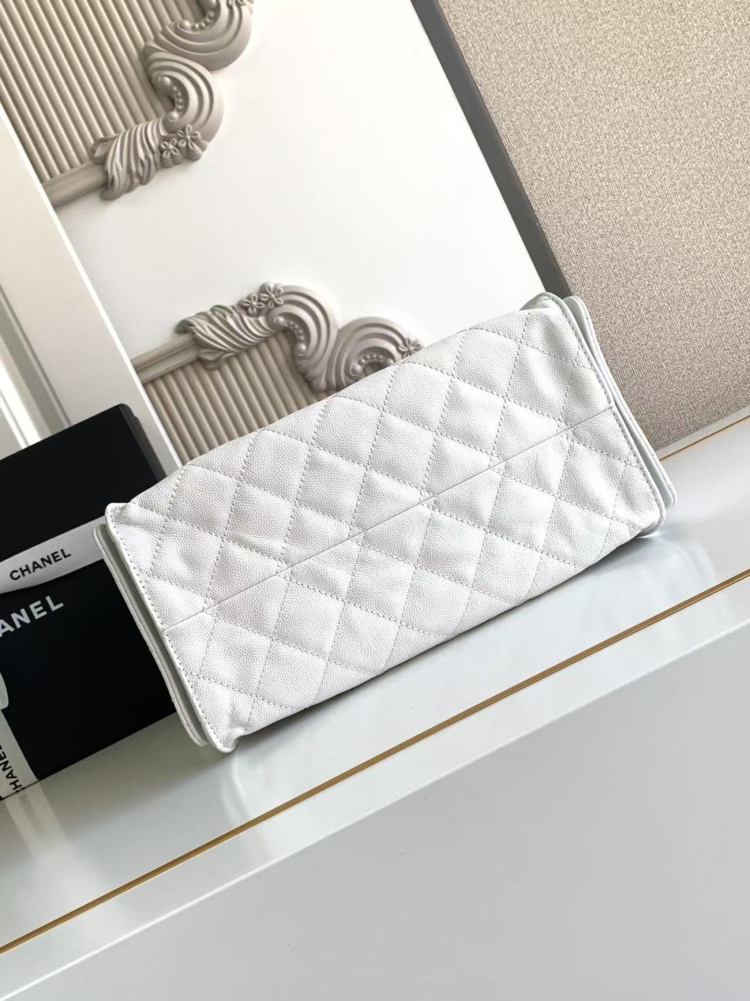 Chanel Spring 25C Hobo Small Handbag White Chanel Spring 25C Hobo Small Handbag White