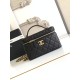 Chanel Vanity Case Black Leather Handbag Chanel Vanity Case Black Leather Handbag
