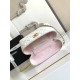 Chanel Vanity Case White Leather Handbag Chanel Vanity Case White Leather Handbag