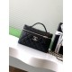 Chanel 25C Vanity Case Black Leather Handbag Chanel 25C Vanity Case Black Leather Handbag
