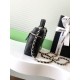Chanel 25C Vanity Case Black Leather Handbag Chanel 25C Vanity Case Black Leather Handbag