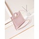 CHANEL 2021-2024 Mini Shiny Crumpled Calfskin 31 Shopping Bag satchel Pink CHANEL 2021-2024 Mini Shiny Crumpled Calfskin 31 Shopping Bag satchel Pink