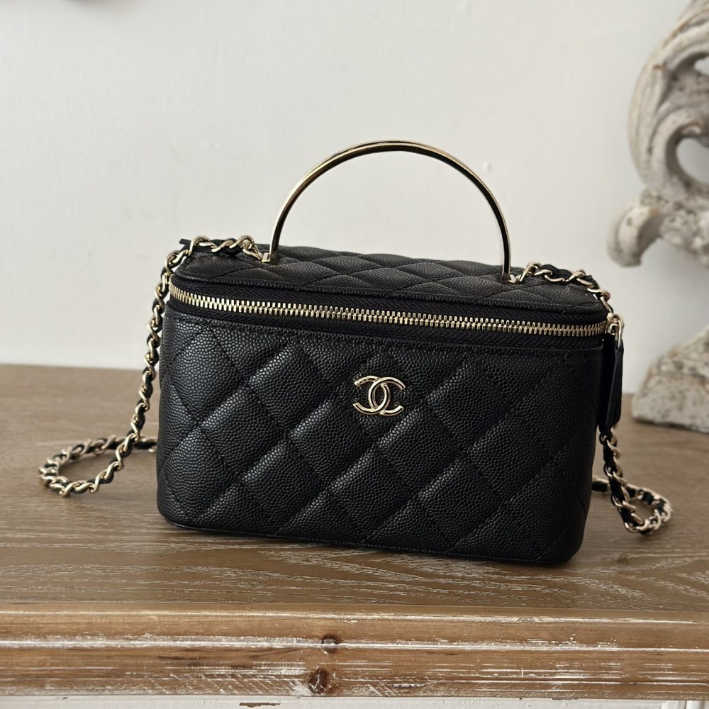 Chanel Large Chain Large Bag with Enamel Buckle