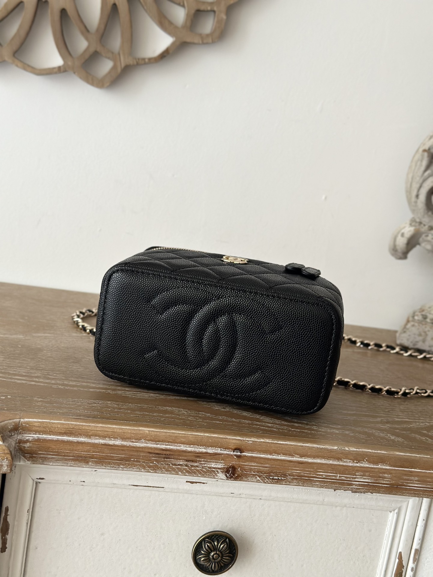 Chanel Large Chain Large Bag with Enamel Buckle Chanel Large Chain Large Bag with Enamel Buckle