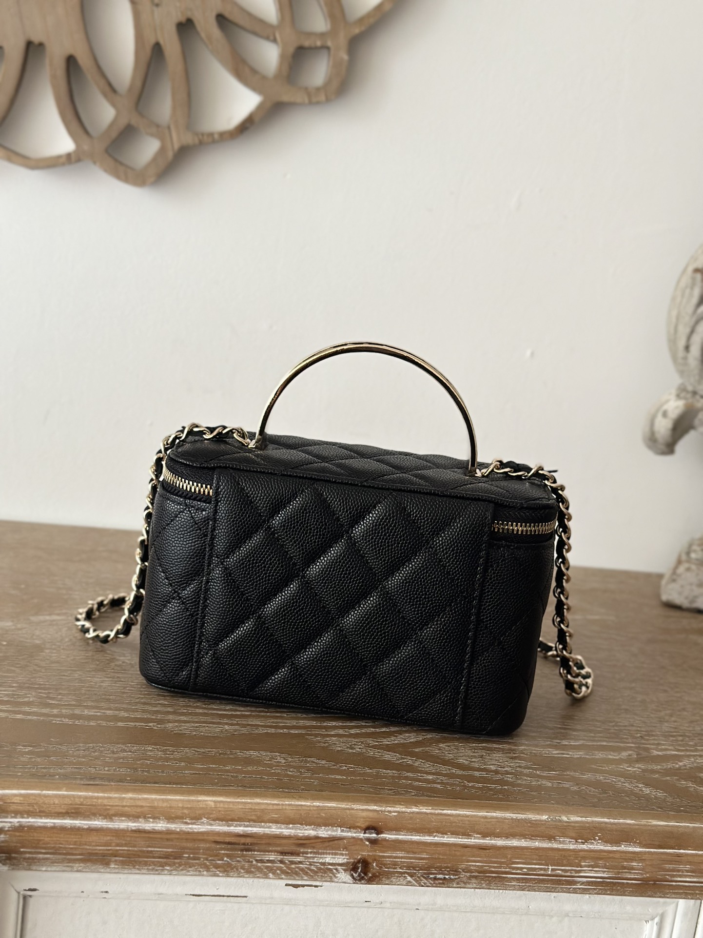 Chanel Large Chain Large Bag with Enamel Buckle Chanel Large Chain Large Bag with Enamel Buckle