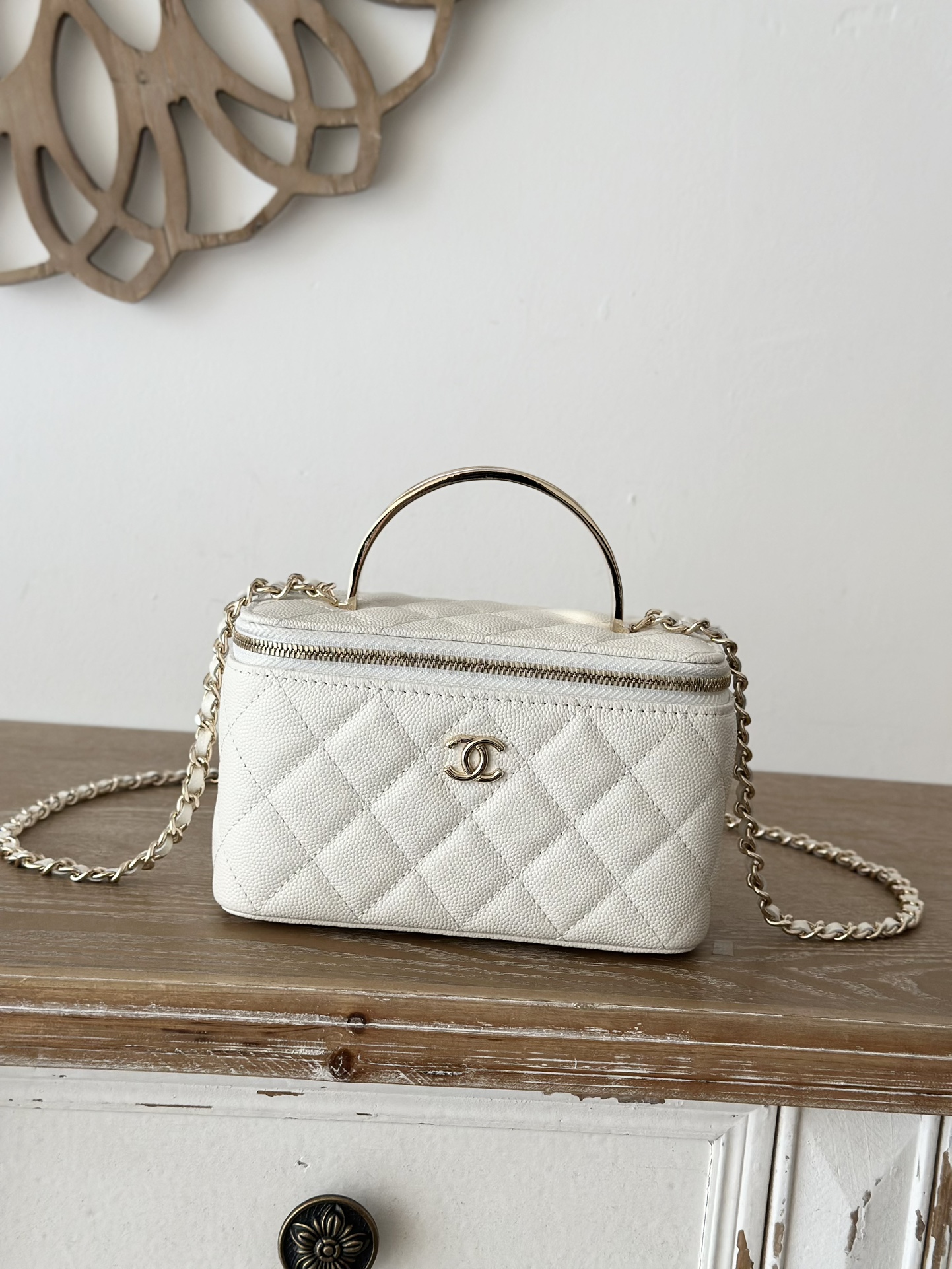 Chanel Large Chain Large Bag with Enamel Buckle Chanel Large Chain Large Bag with Enamel Buckle