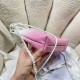 Chanel Mini 22 Bag Pink and White Ombre Calfskin Lacquered Metal Hardware Chanel Mini 22 Bag Pink and White Ombre Calfskin Lacquered Metal Hardware