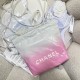 Chanel Mini 22 Bag Pink and White Ombre Calfskin Lacquered Metal Hardware Chanel Mini 22 Bag Pink and White Ombre Calfskin Lacquered Metal Hardware