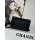 Chanel Black QuiltedCaviar Medium Boy Bag Ruthenium Hardware Chanel Black QuiltedCaviar Medium Boy Bag Ruthenium Hardware