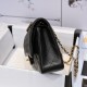 Black Quilted Caviar Medium Classic Double Flap Bag Silver/Gold Hardware, 2022 Black Quilted Caviar Medium Classic Double Flap Bag Silver/Gold Hardware, 2022