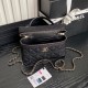 Chanel 25C Vanity Bag with Chain – Black Caviar Leather Chanel 25C Vanity Bag with Chain – Black Caviar Leather
