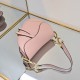 Dior Saddle Bag with Strap Powder Pink Grained Calfskin Dior Saddle Bag with Strap Powder Pink Grained Calfskin