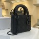 Mini Lady Dior Bag Black Ultramatte Cannage Calfskin Mini Lady Dior Bag Black Ultramatte Cannage Calfskin