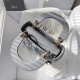 Mini Lady Dior Bag Opaline Gray Pearlescent Cannage Lambskin Mini Lady Dior Bag Opaline Gray Pearlescent Cannage Lambskin