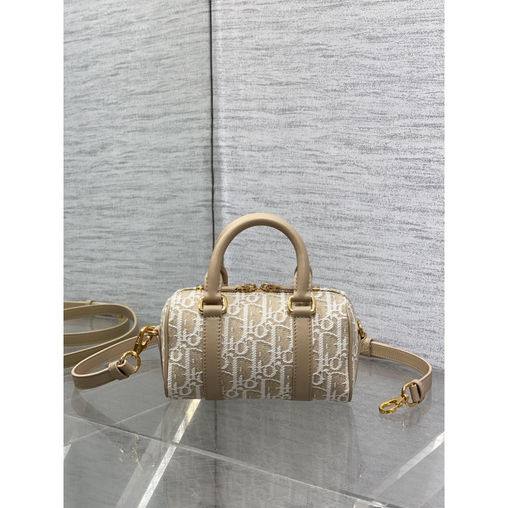 Dior Groove 16 Nano Bag Natural Dior Oblique Jacquard