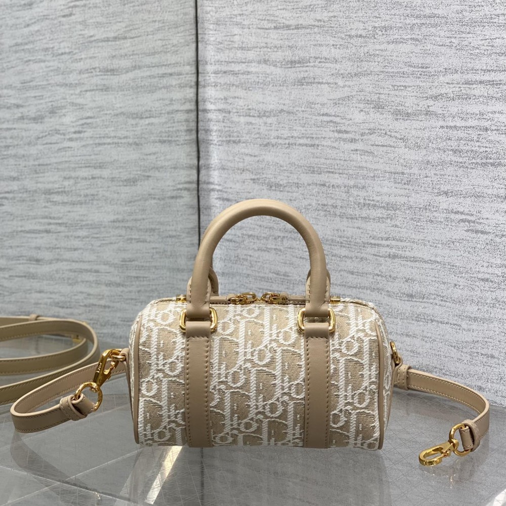 Dior Groove 16 Nano Bag Natural Dior Oblique Jacquard