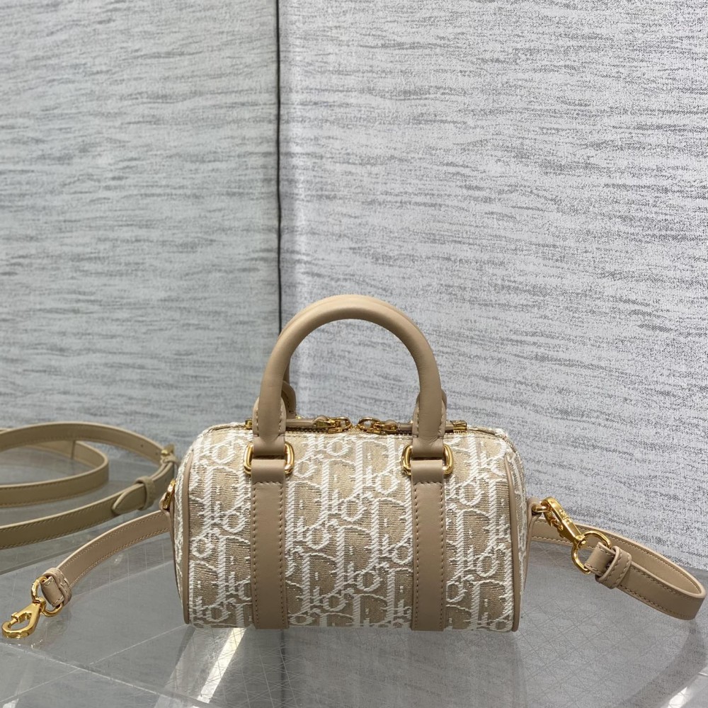 Dior Groove 16 Nano Bag Natural Dior Oblique Jacquard