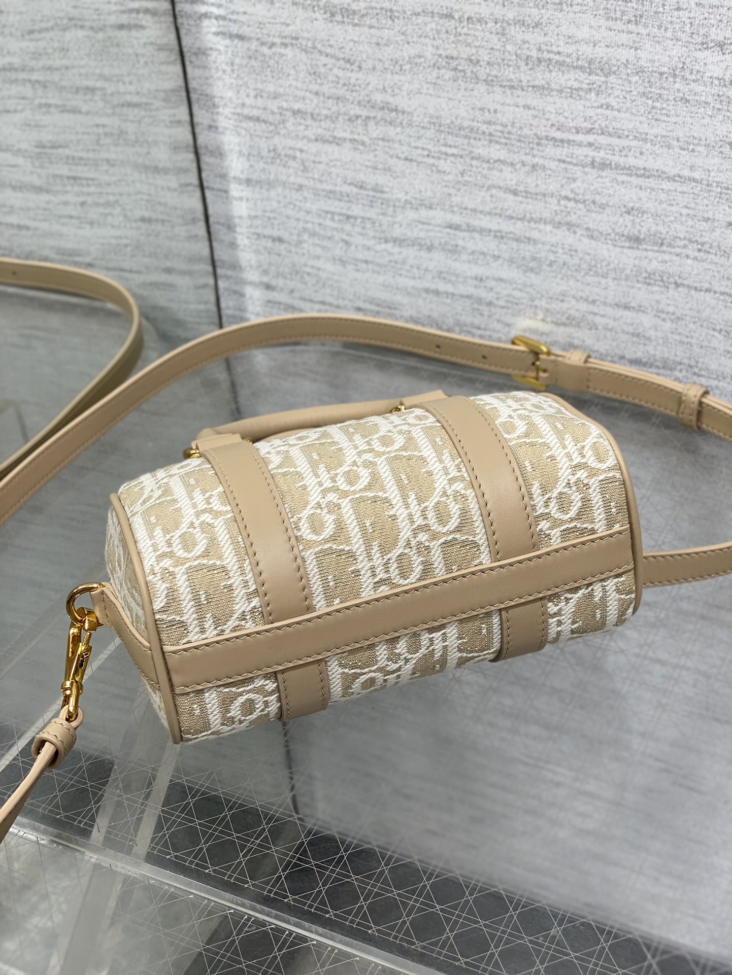 Dior Groove 16 Nano Bag Natural Dior Oblique Jacquard Dior Groove 16 Nano Bag Natural Dior Oblique Jacquard