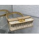 30 Montaigne East-West Bag with Chain Dior Oblique Jacquard and Natural Smooth Calfskin 30 Montaigne East-West Bag with Chain Dior Oblique Jacquard and Natural Smooth Calfskin