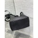 DIOR - Medium Signature Bucket Bag Black Grained Calfskin DIOR - Medium Signature Bucket Bag Black Grained Calfskin