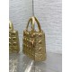 Mini Lady Dior Bag Metallic Gold Mini Lady Dior Bag Metallic Gold