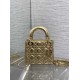 Mini Lady Dior Bag Metallic Gold Mini Lady Dior Bag Metallic Gold