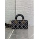 DIOR Small D-Joy Bag Latte Cannage Calfskin Embroidered With Multicolor Beads Black DIOR Small D-Joy Bag Latte Cannage Calfskin Embroidered With Multicolor Beads Black