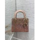 DIOR Small D-Joy Bag Latte Cannage Calfskin Embroidered With Multicolor Beads Women DIOR Small D-Joy Bag Latte Cannage Calfskin Embroidered With Multicolor Beads Women