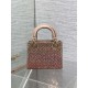 DIOR Small D-Joy Bag Latte Cannage Calfskin Embroidered With Multicolor Beads Women DIOR Small D-Joy Bag Latte Cannage Calfskin Embroidered With Multicolor Beads Women