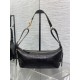 D-Journey Bag in Crinkled Calfskin Black Flat Macrocannage D-Journey Bag in Crinkled Calfskin Black Flat Macrocannage