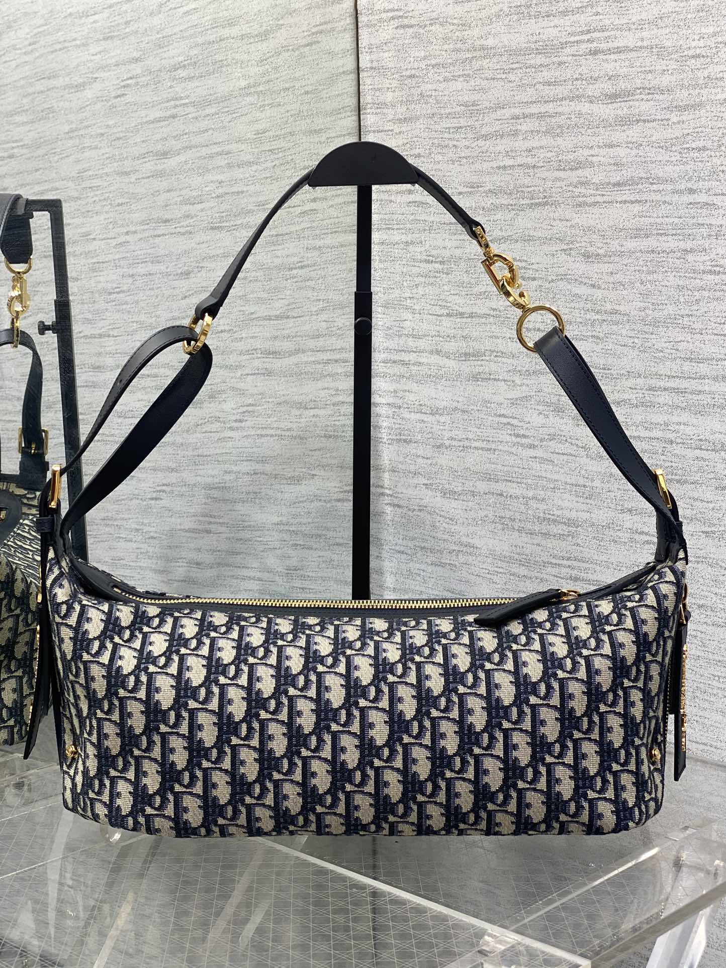 Medium D-Journey Bag Blue Dior Oblique Jacquard Medium D-Journey Bag Blue Dior Oblique Jacquard