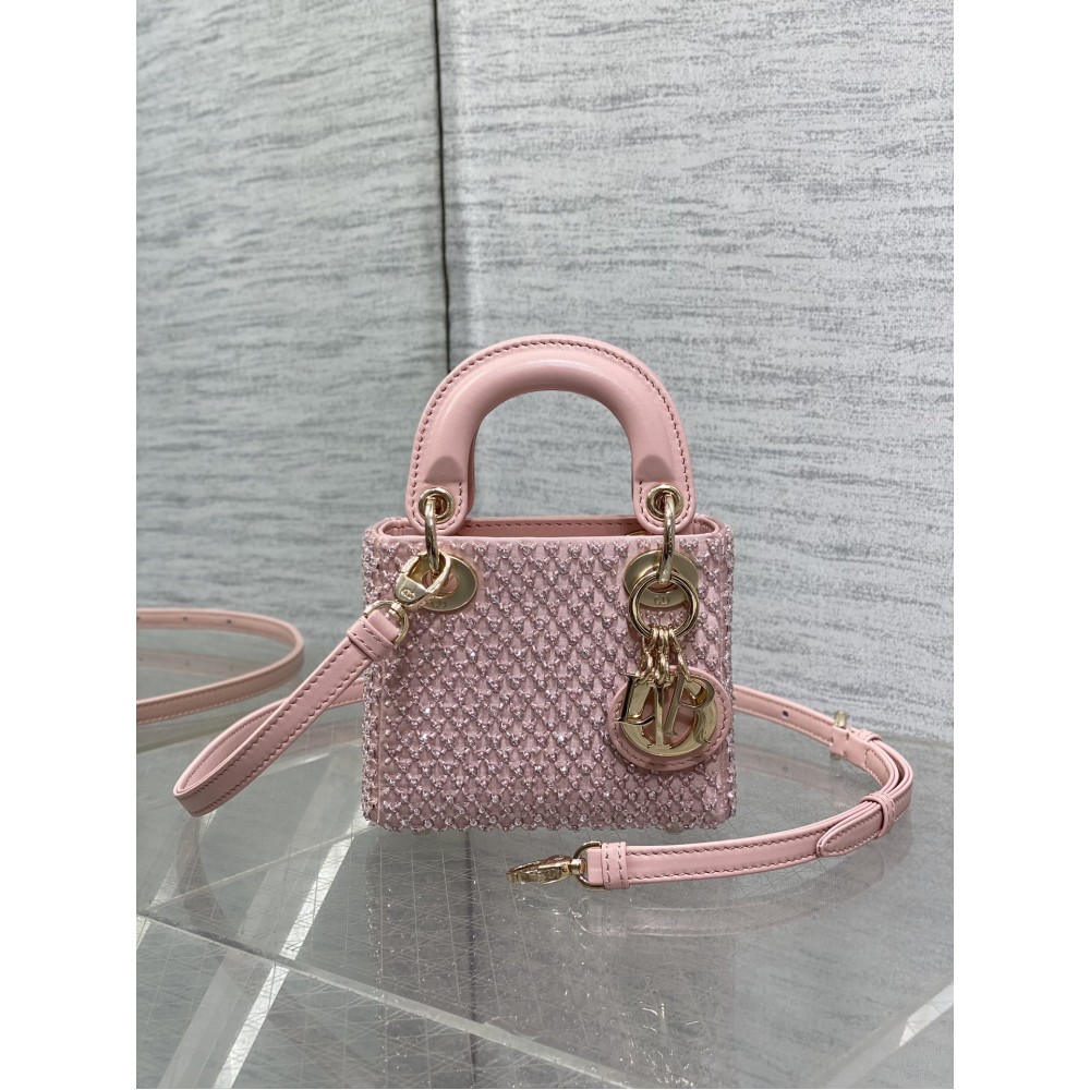 DlOR Handle BagsSatin Lady Micro 