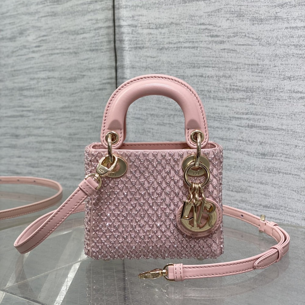 DlOR Handle BagsSatin Lady Micro 