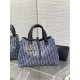 Medium Dior Toujours Bag Blue Denim Dior Oblique Jacquard Medium Dior Toujours Bag Blue Denim Dior Oblique Jacquard