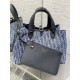 Medium Dior Toujours Bag Blue Denim Dior Oblique Jacquard Medium Dior Toujours Bag Blue Denim Dior Oblique Jacquard