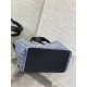 Medium Dior Toujours Bag Blue Denim Dior Oblique Jacquard Medium Dior Toujours Bag Blue Denim Dior Oblique Jacquard