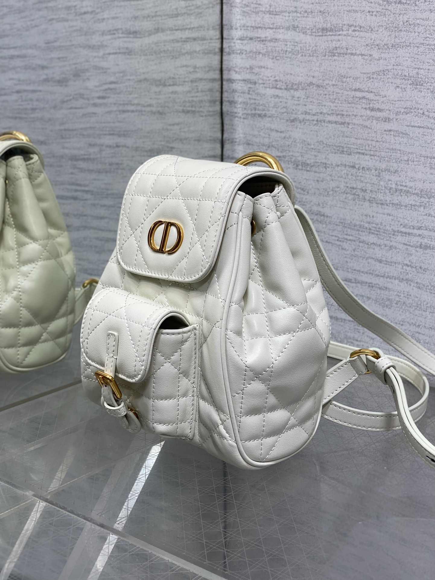 Small Dior Caro Backpack Latte Macrocannage Lambskin Small Dior Caro Backpack Latte Macrocannage Lambskin