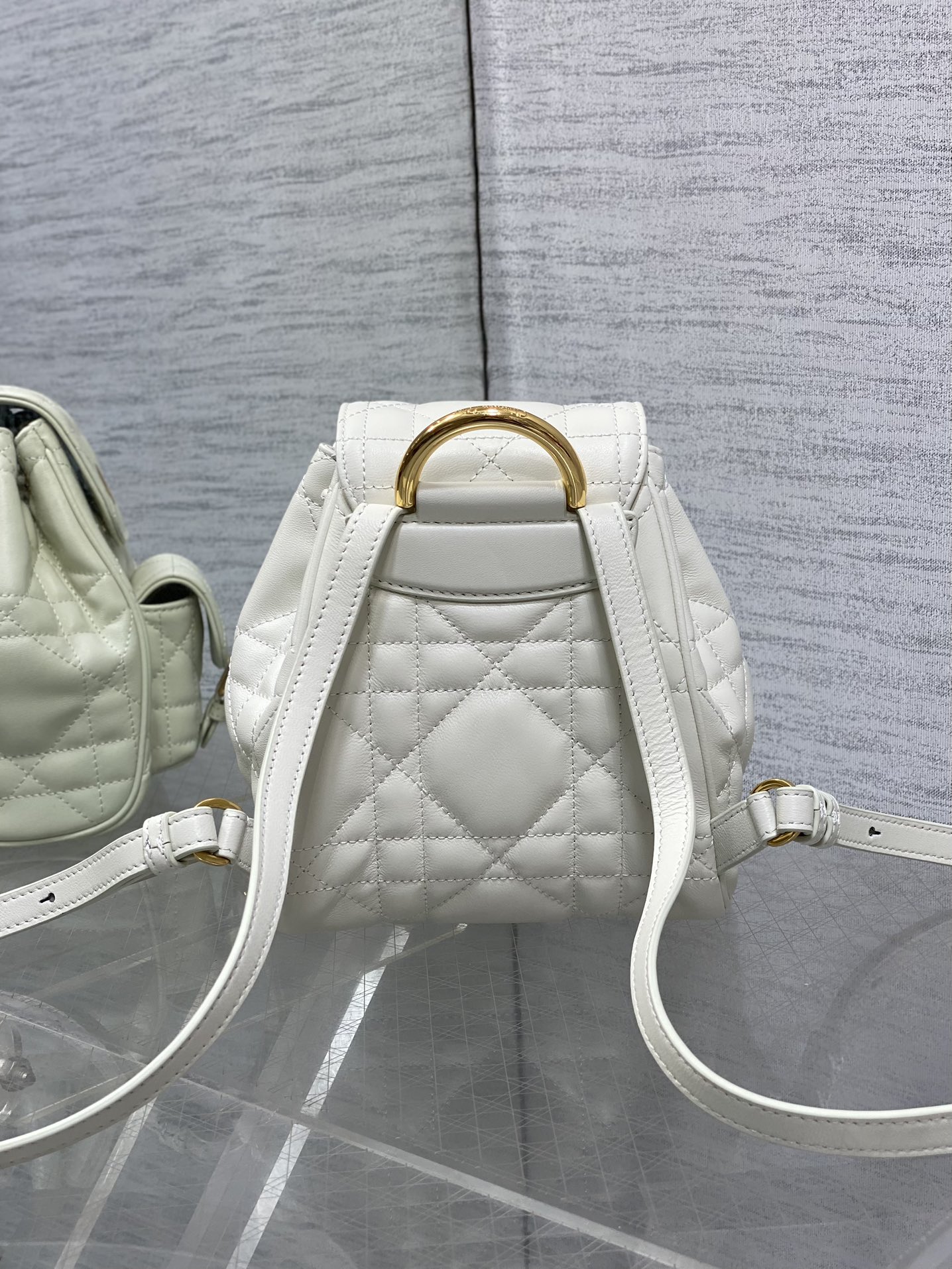 Small Dior Caro Backpack Latte Macrocannage Lambskin Small Dior Caro Backpack Latte Macrocannage Lambskin