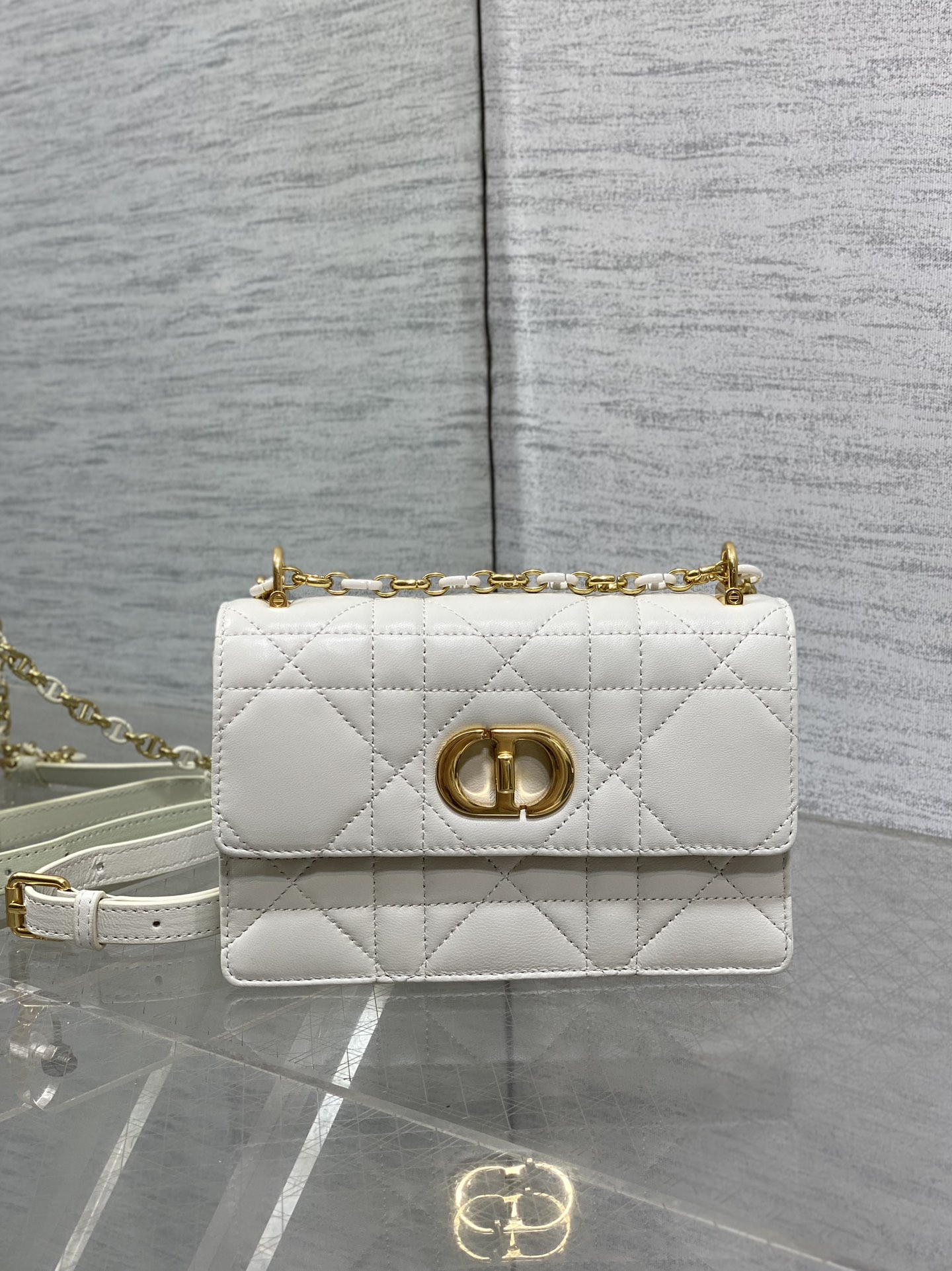 DIOR Miss Caro Mini Bag Latte Macrocannage Lambskin DIOR Miss Caro Mini Bag Latte Macrocannage Lambskin
