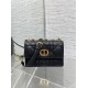 DIOR  Miss Caro Mini Bag Black Macrocannage Lambskin 