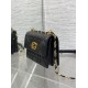 DIOR  Miss Caro Mini Bag Black Macrocannage Lambskin 