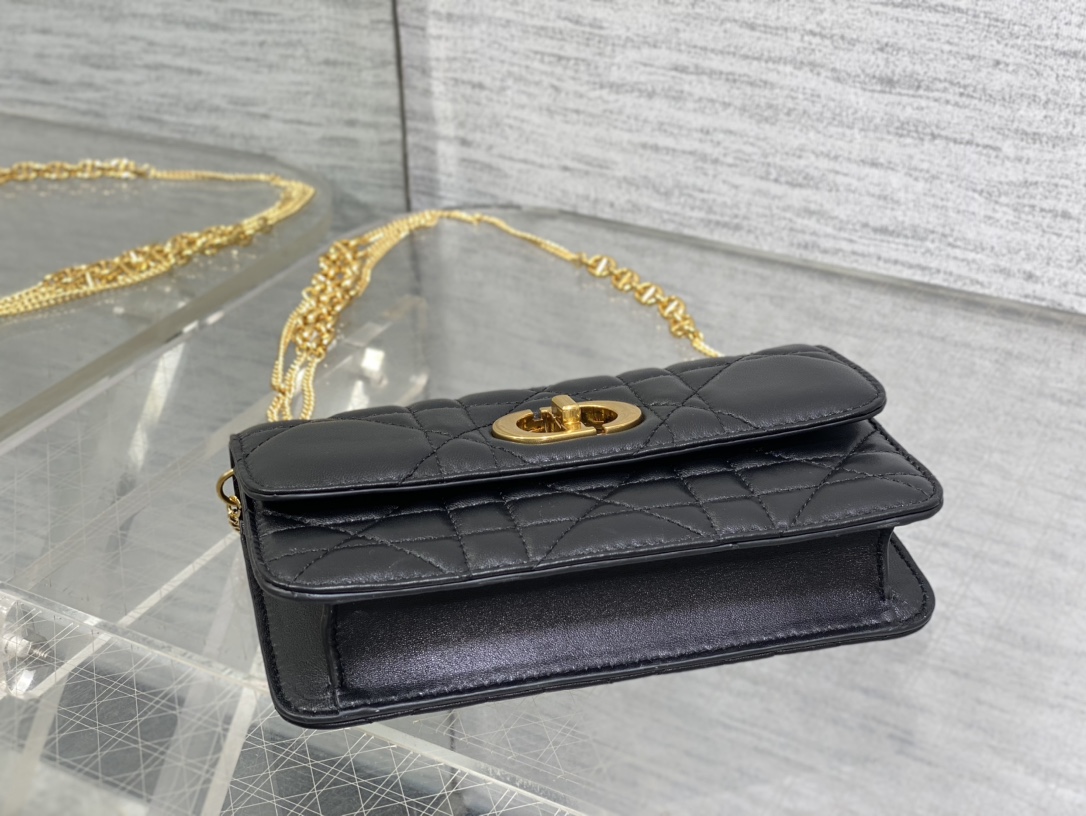 Dior Small Soft Miss Caro Bag Macrocannage Lambskin Black Dior Small Soft Miss Caro Bag Macrocannage Lambskin Black