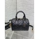 DIOR Groove 20 Bag Black Macrocannage Calfskin DIOR Groove 20 Bag Black Macrocannage Calfskin