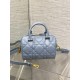 DIOR  Groove 20 Bag Pale Blue Macrocannage Calfskin