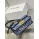 DIOR 30 Montaigne Bag Blue Dior Oblique Jacquard DIOR 30 Montaigne Bag Blue Dior Oblique Jacquard