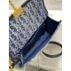 DIOR 30 Montaigne Bag Blue Dior Oblique Jacquard 