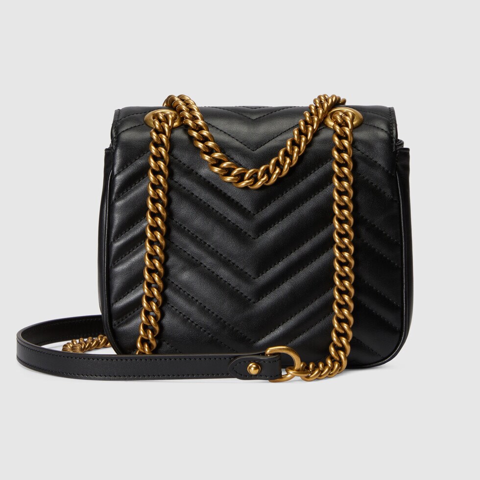 Gucci GG Marmont Quilted Leather Shoulder Bag-Women - Black Cross-body Bags Gucci GG Marmont Quilted Leather Shoulder Bag-Women - Black Cross-body Bags