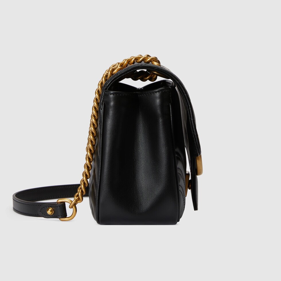 Gucci GG Marmont Quilted Leather Shoulder Bag-Women - Black Cross-body Bags Gucci GG Marmont Quilted Leather Shoulder Bag-Women - Black Cross-body Bags