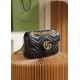 GUCCI Black Matelasse Calfskin Small GG Marmont Shoulder Bag GUCCI Black Matelasse Calfskin Small GG Marmont Shoulder Bag
